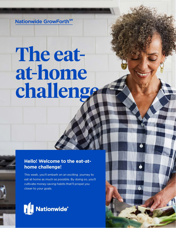 GrowForth workbook about eating at home